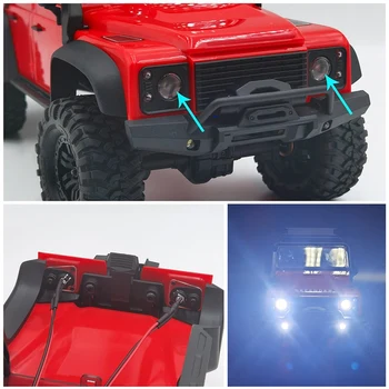 Передние и задние фонари модели автомобиля для Traxxas TRX4M Bronco Defender 1/18 RC Crawler Car Parts B 3