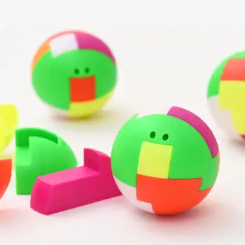 Пластиковый Волшебный Строительный Блок Головоломка Мячик Baby Kids Intelligence Собранная Игрушка