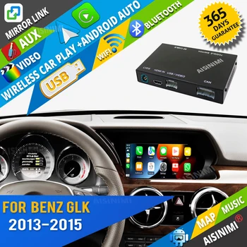 Беспроводной Apple Carplay AISINIMI Для Benz GLK 2013-2015 Android Auto Module Air play Mirror Link