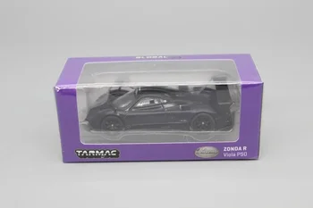 Модель автомобиля из литого под давлением сплава 1/64 Tarmac Works Фиолетовый спортивный автомобиль на колесах Zonda R Pagani Коллекция подвесок