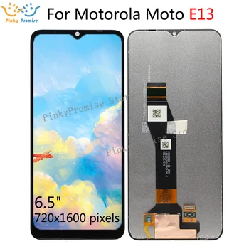 6,5 “Оригинальный Для Motorola Moto E13 ЖК-дисплей С Сенсорной панелью Digiziter В Сборе Для Motorola Moto E13 LCD С Рамкой