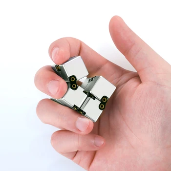 Fidget Infinity Cube Для снятия тревожного стресса, игрушка-головоломка Fidget Cube, Пальчиковая игрушка, Бесконечные блоки преобразования
