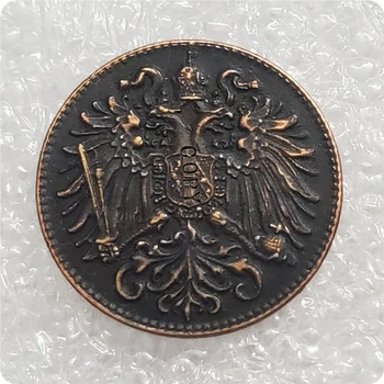1892 Австрия - Габсбург 1 и 2 Копии монет Хеллера - Франца Иосифа I. 3