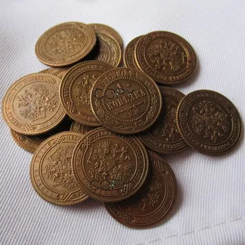 РОССИЯ 21 шт. Даты на выбор 1 копейка 1867-1881 Александр II Медные Копии монет