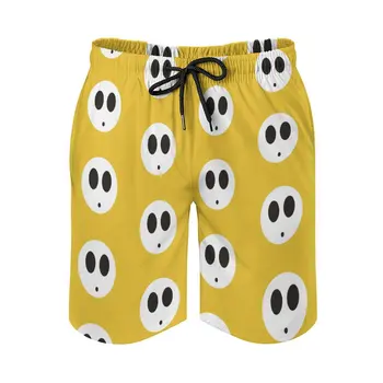 Застенчивый парень (желтый) Новые мужские плавательные шорты Quick Dry Beach Board Swimwear Модные Волейбольные шорты Wii U 3Ds Nintendo Smash Bros 0