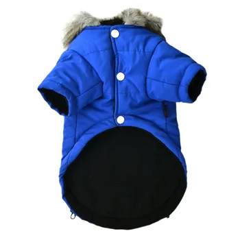 Светоотражающая одежда для собак Зимняя теплая хлопковая куртка для домашних собак Пальто Одежда для щенков чихуахуа Толстовки для маленьких средних собак Наряд