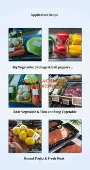 Машина для упаковки пищевых продуктов в пластиковую пленку, овощей и фруктов, машина для упаковки пищевых лотков, машина для упаковки пищевой пищевой пленки 5