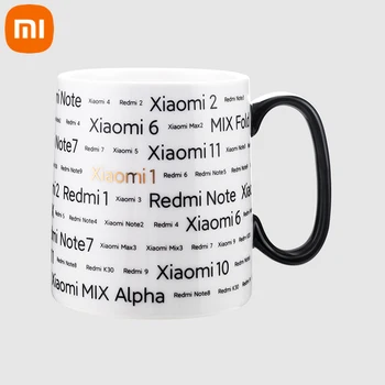 Классическая модель Xiaomi 400 мл, кружка, чашки из высокотемпературного материала, белая многоразовая чашка для чая и кофе со льдом, горячее и холодное Использование для поклонников Mi
