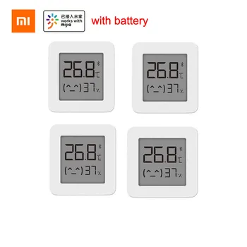 Xiaomi Smart LCD Screen Цифровой термометр 2 Mijia Bluetooth Датчик температуры и влажности Измеритель влажности Приложение Mijia
