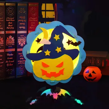 Украшения для Хэллоуина, Тыквенная лампа, Ведро для Хэллоуина, Детский набор для поделок 
