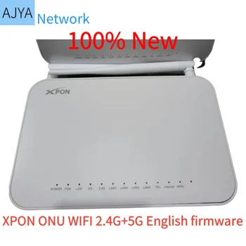 Бесплатная Доставка 100% Новый 5шт XPON ONU GPON Волоконно-оптический маршрутизатор FTTH EPON ONU 1GE 3FE 1VOIP 2.4G 5G WIFI Без Питания