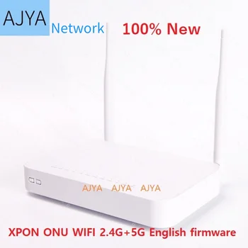Бесплатная Доставка 100% Новый 5шт XPON ONU GPON Волоконно-оптический маршрутизатор FTTH EPON ONU 1GE 3FE 1VOIP 2.4G 5G WIFI Без Питания 2