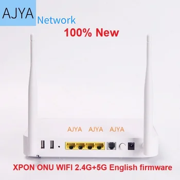 Бесплатная Доставка 100% Новый 5шт XPON ONU GPON Волоконно-оптический маршрутизатор FTTH EPON ONU 1GE 3FE 1VOIP 2.4G 5G WIFI Без Питания 3