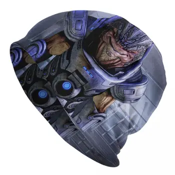 Шляпа Саларианские Осенне-весенние Кепки для мужчин и женщин Mass Effect Asari Game Skullies Шапочки Лыжные Кепки Хлопчатобумажные Шляпки-капоты