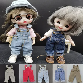 Одежда для кукол HOUZIWA OB11, комбинезон для кукол Jean GSC YMY 1/12 Bjd