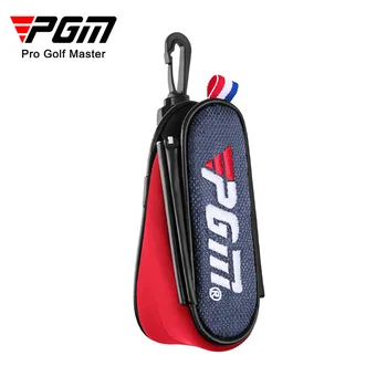 Мужская и женская легкая поясная сумка для гольфа PGM, магнитная сумка, мини-вешалка для мячей, вмещающая два мяча 0