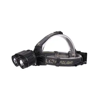Носимый головной фонарь с громкой связью, перезаряжаемая сигнальная лампа для использования при ночной езде, ходьбе SCVD889 0