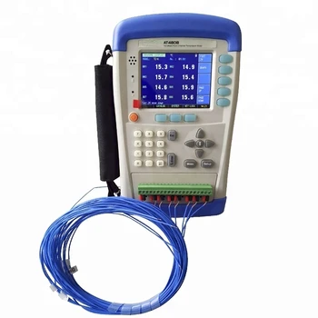 Ручной многоканальный прибор для измерения температуры AT4808 с цифровым ЖК-дисплеем Термометр