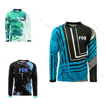 Футболка для мотокросса Racing Polera Mtb, футболка для скоростного спуска, футболка для горных велосипедов Ropa, одежда для мотокросса, Мотоциклы FOXxamo
