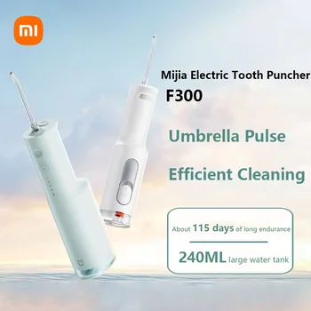 Портативный ирригатор для полости рта XIAOMI MIJIA Electric Dental Punch F300, стоматологический водоструйный инструмент для отбеливания зубов, инструмент для чистки зубов Pulse 0