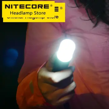 Мини-фонарь для кемпинга NITECORE LA10 Светодиодный уличный фонарик Перезаряжаемая лампа с питанием от батарейки типа АА Портативное освещение