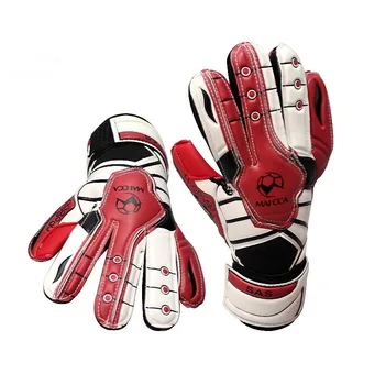 Взрослые Детские Футбольные вратарские перчатки Для занятий спортом на открытом воздухе Перчатки для цевья Латексные Износостойкие Дышащие Футбольные вратарские перчатки