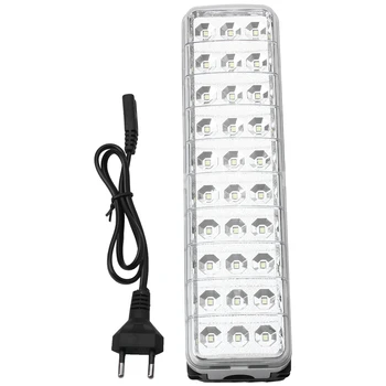 4X Светодиодный фонарик аварийного освещения Mini 30 LED, 2-режимная перезаряжаемая лампа аварийного освещения для домашнего лагеря на открытом воздухе 5