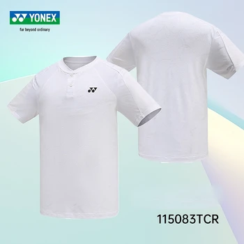 Yonex теннисная футболка спортивная одежда спортивная одежда для бадминтона спортивная майка с коротким рукавом мужчины женщины 115083TCR /215083TCR