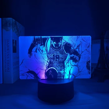 Двухцветный светодиодный светло-голубой замок Shoei Baro для декора детской спальни, подарок на День Рождения, Декор детской комнаты, Красочная Двухцветная лампа Blue Lock 0