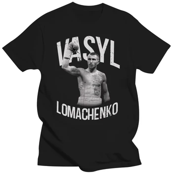 Ограниченная мужская черная футболка Boxinger Legend Василия Ломаченко, размер S-5XLPrint, мужская футболка с принтом