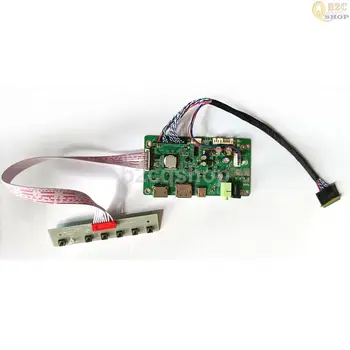 ЖК-плата контроллера драйвер платы монитора комплект для B156HW01 V0 V1 V2 V3 V4 V5 V6 V7 HDMI-совместимый + DP + USB Type-C 0