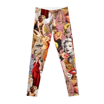 Женские леггинсы Marilyn Monroe, брюки для бега, женские леггинсы, спортивные леггинсы, женские леггинсы
