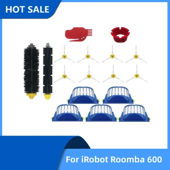 Для iRobot Roomba 600 Series Hepa Фильтр Основная боковая щетка Запчасти Комплекты пылесосов 0