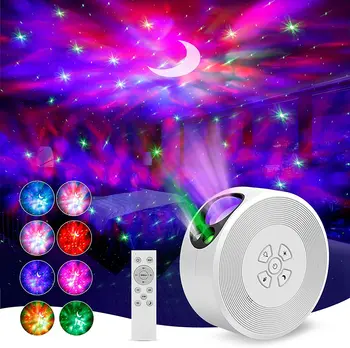 Звездный проектор, светодиодный ночник Galaxy, проектор Bluetooth, Динамик, Проектор Nebula, Лампа для детского подарка, Декор для спальни, Вечеринка