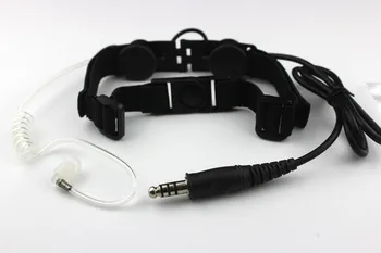 Гарнитура для портативной рации Element Z-Tac с горловым микрофоном для вакуумной передачи звука CS Headset 4