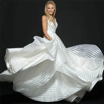 VAZN 2021 Весеннее женское модное длинное платье в уличном стиле без рукавов с V-образным вырезом, однотонное платье длиной до пола 4