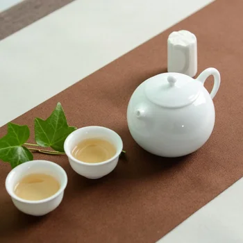 Ruyu Сладкий Белый Фарфор Из Яичной Скорлупы Xi Shi Pot Перевернутый Чайник Бытовой Большой Одиночный Чайник Цзиндэчжэнь Керамический Чайник Для Приготовления Чая 1