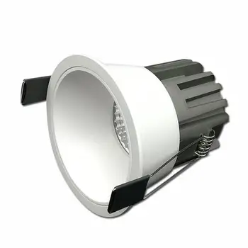 Встраиваемый светильник с регулируемой яркостью мощностью 12 Вт, светодиодный точечный светильник, потолочный светильник AC110V 220V 240V
