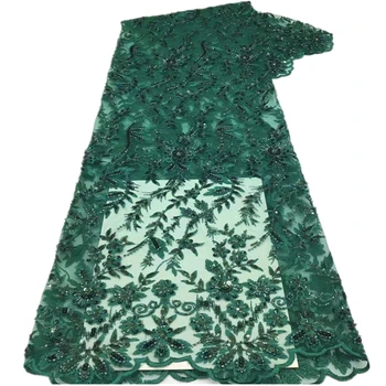 Знакомая Африканская кружевная ткань, Высококачественное кружево, Модная вышивка, кружево с блестками, Французский тюль, кружево для пошива платьев XX33609
