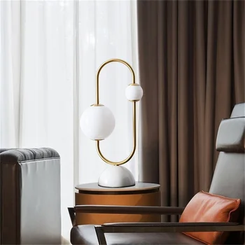 ЯРКАЯ скандинавская современная креативная настольная лампа с диммером, светодиодное настольное освещение для украшения дома, гостиной 3