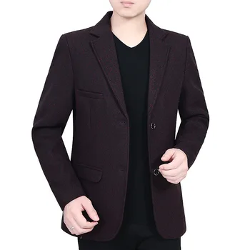 Новый мужской модный весенне-осенний брендовый блейзер в британском стиле, повседневный приталенный костюм, пиджак, мужские блейзеры, мужское пальто, прямая поставка
