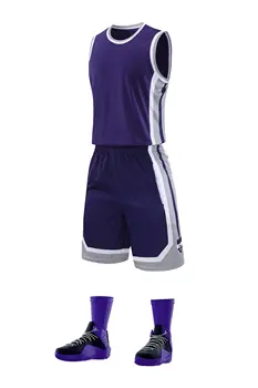 Баскетбольная форма Унисекс, Изготовленный на заказ костюм Мужской тренировочной баскетбольной команды, Женский быстросохнущий жилет, Спортивная одежда 3