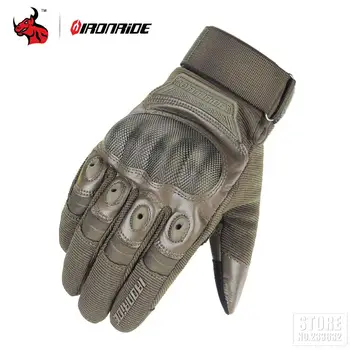 Тактические военные перчатки с сенсорным экраном на весь палец, Пейнтбол, Страйкбол, Боевые Противоскользящие мужские Велосипедные Перчатки, Защитное снаряжение 0