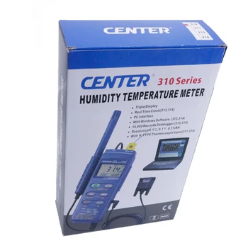 Цифровой портативный тестер влажности и температуры с интерфейсом ПК CENTER-310 5