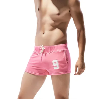 Seobean, Мужские повседневные шорты, хлопковые спортивные штаны для фитнеса, Короткие Летние шорты для бега трусцой, мужская домашняя одежда, Горячие спортивные шорты 3