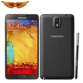 Оригинальный N9005 Samsung Galaxy Note 3 16 ГБ / 32 ГБ ПЗУ + 3 ГБ ОЗУ 13.0MP 5.7 дюймов Четырехъядерный + Четырехъядерный Сенсорный Экран Разблокированный Смартфон
