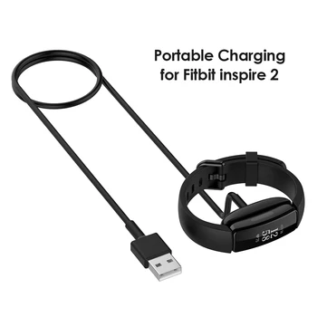 USB-кабель для зарядки смарт-часов Fitbit Inspire 2, провод питания для беспроводного зарядного кабеля трекера Fitbit Ace 3. 0