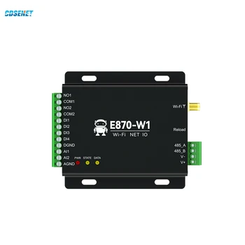 Контроллер ввода-вывода WiFi Edge Acquisition Gateway Ethernet RS485 CDSENT 4DI + 2DO + 2AI E870-W1 TCP/UDP/MQTT Протокол Modbus DC 8 ~ 28V