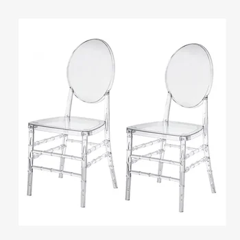 Стулья Chiavari из искусственной кожи и акриловые стулья Tiffany Phoenix, Современная мебель золотой Хамелеон для продажи 0