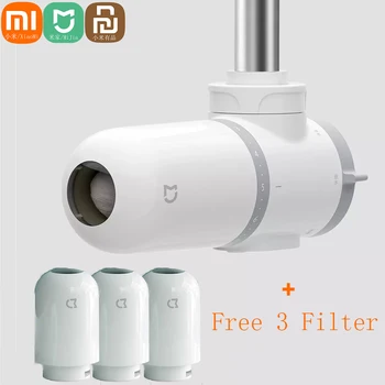 Очиститель воды Xiaomi Mijia Faucet Бытовой очиститель воды Кухонный кран Фильтр Фильтр для водопроводной воды Перколятор с активированным углем
